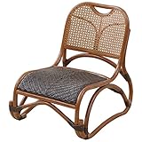 山善(YAMAZEN) スタッキングチェア(ラタン製) ハニーブラウン GSTC-47(HB)