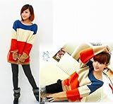 新品 最新トレンド ニット セーターボーダー ☆F★グレー