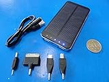 ＜出力USB　5V太陽電池付携帯バッテリー＞116mm×58mm＜psp-525＞