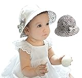 （コンフォルトクローゼット）ConfortCloset【おんなのこ 花柄 リボン リバーシブル 帽子】48 ～ 50 ｃｍ 白 ピンク ベビー フラワー と 無地 の リバーシブル で あわせやすい 