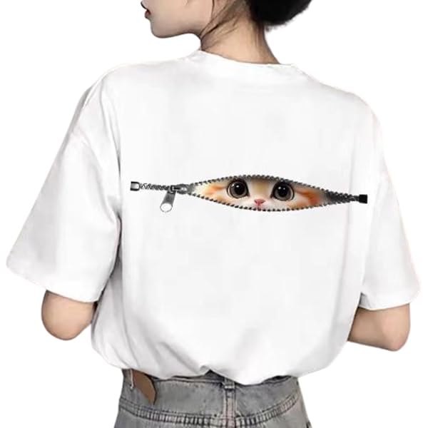 Amazon | TOP4 キヨ キヨ猫パーティー キヨ猫Tシャツ 白 ホワイト