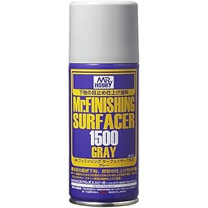 GSIクレオス Mr.フィニッシングサーフェイサー 1500 グレー スプレー 170ml ホビー用仕上材 B527