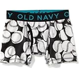 オールドネイビー OLD NAVY/ ニット ボクサー ブリーフ 1-パック ボーイズ Baseball 下着 XL【並行輸入】