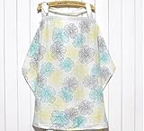 Smile-Life 授乳ケープ ムレない 赤ちゃん の お肌 に 優しい ダブル ガーゼ ワイヤー入り ポンチョ お出かけ 持ち運び 軽量 (A)