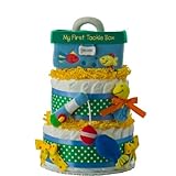 Lil' Baby Cakes First Tackle Box 2 Tier Diaper Cake by Lil' Baby Cakes