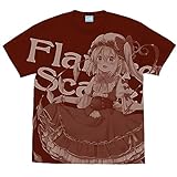 東方Project フランドール オールプリントTシャツ なつめえりver. BURGUNDY XLサイズ