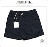 ブーツが似合う！足長効果のキュートなショートパンツ（濠Du)チャコール110cm