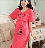 ETGtek(TM) 1PCSファッション女性マタニティ授乳看護サマードレス新しい半袖膝丈ワンピース