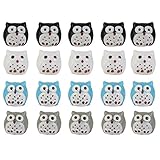 Xiton ガーデンDIY 盆栽 ドールハウス ミニチュア マイクロ 風景 装飾品 アクセサリー 庭の装飾 フクロウ人形の装飾