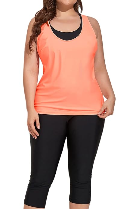 Septangle Women's Swim Capri Legging 