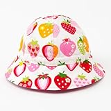 笑顔でおでかけベビー帽子・ハット（日本製）　スイートストロベリーコレクション（アイボリー）　B20013