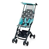 【Disney】ディズニー　ディズニーデザインの国内最小コンパクトベビーカー“ポキット”　ミッキーマウス（エメラルドグリーン）