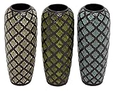 Deco 79 Ceramic Vase, 3 Assorted, 6 by 15' [並行輸入品]