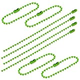 Pstyle. ボールチェーン キーホルダー アクセサリー 2.3mm 100個セット PST-127 (グリーン)