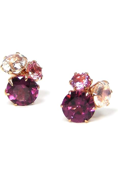 【新品】K18　ガーネット　ロードライトガーネット　ピアス　(18金 18K) K18 ガーネット ロードライトガーネット ピアス (18金 18K)