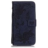 Zeebox LG K7 / Tribute 5 ケース PUレザー 手帳型ケース カード収納 ホルダー LG K7 / Tribute 5 用 カバー 無期限生涯補償付き (ブルー #2)