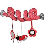 Maybest Infant Baby Play Spiral Bed Stroller Travel Activity Toy Set Hanging Bell Crib Rattle Toys b