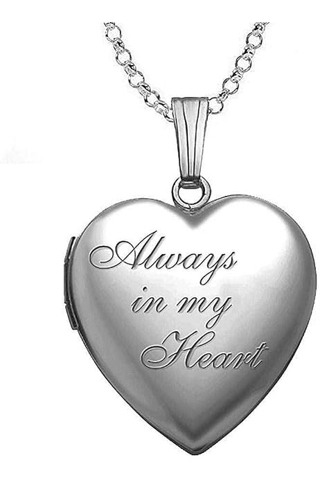 Love Heart Locket Necklace That Holds 