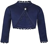 Lilax 女の赤ちゃん用 ニット 長袖 ボタン留め ボレロ カーディガン シュラッグ US サイズ: 12-18 Months