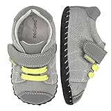 [ペディペド] pediped オリジナルズ Jake ジェイク - ファーストベビーシューズ　グレーライム S (6-12 mos) 【並行輸入】