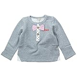 《秋冬春対応》 CHILD CHAMP(チャイルド チャンプ) 裏毛シャツ風トレーナー 95cm/GY NO.C-271049