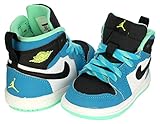 NIKE JORDAN 【ナイキ ジョーダン JORDAN 1 RETRO HIGH BT ベイビー シューズ 705304-425 US5c / 11cm ブルー×ホワイト×グリーン】