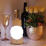 highpot LED Night Light with音楽ボックス屋内デスクランプ幼児子供の寝室ロマンチック装飾 ホワイト Highpot11