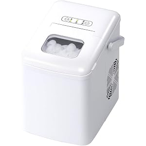 UP STORE 高速製氷機 最短8分 1日12kg 水を入れて ボタンを押すだけで面白いように氷が出来る パワフル氷製造機 コンパクトな卓上型
