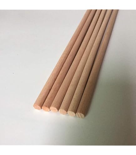 Amazon.co.jp: 【マイバチ専用】 ヒバ 丸棒 2本入り 長さ40cm 直径2cm