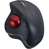 Digio2トラックボールマウス 角度可変 Bluetooth5.0 5ボタン 光学式 ブラック