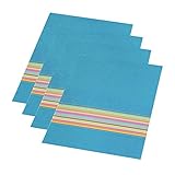 merssavo 4pcsテーブルボウルパッドKids BabyダイニングテーブルキッチンプレースマットPlace Mat 1 ブルー pz-4jix-n8xn