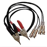 ケルビンクリップ LCR メーター 抵抗 測定 4端子 BNC コンデンサ コイル Kelvin Clip (BNC 4端子（黒）)