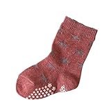 (靴下屋)kutsushitaya キッズ星柄ソックス11〜13cm ダークレッド