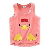 Plus Nao(プラスナオ) タンクトップ ノースリーブカットソー マッチョタンク トップス 子供服 夏 女児 女の子 男児 男の子 小学生 キッズ 130 スイカレッド
