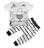 (ビグッド)Bigood 可愛い ベビー服 新生児 Ｔシャツ ロングパンツ 上下 2点セット セットアップ 赤ちゃん 出産祝い（タイプB・60）