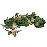 Hommy 花冠 フラワー ヘッドドレス バラ　 2点セット　結婚式 ウェディング　イベント ブライダル 華麗