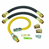 BrassCraft PSC1095X L Safety Plus Gas and Water Install Kit for Water Heaters by BrassCraft Mfg