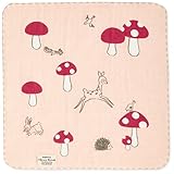 シンジカトウ メルシーマッシュルーム タオルチーフ ピンク SKTC035-01