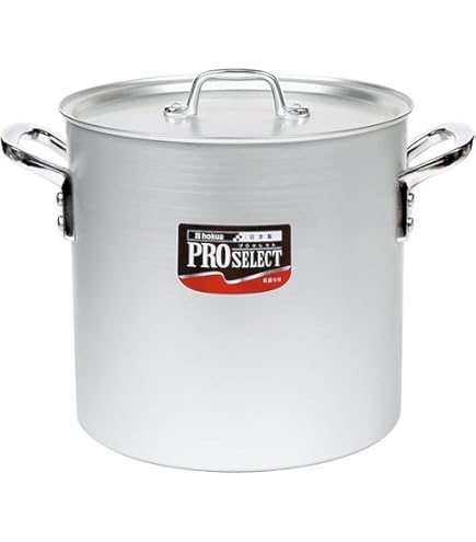 Amazon｜HOKUA(ホクア) マイスター アルミ 半寸胴鍋 39cm AHV5739