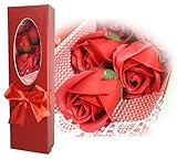 レッドローズブーケ ギフトボックス入り