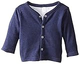 Petit Lem Baby-Boys Newborn Cardigan Navy 6 Months [並行輸入品]