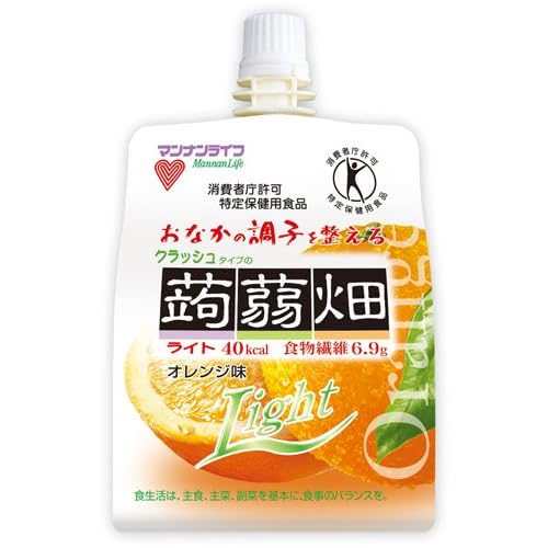 マンナンライフ クラッシュ蒟蒻畑 ライト オレンジ味