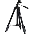 Fotopro 三脚 120cm 4段階 調節 小型 3WAY 雲台 収納袋 ビデオカメラ カメラ デジカメ 一眼レフ 対応 アルミ製 DIGI-204 BK ブラック
