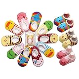 5ペアLOCOMO赤ちゃん幼児アンチスリップスキッドソックス年齢1 – 3 / 9 – 15 cm / fba012