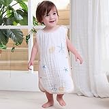 binztec ふわふわ6重ガーゼスリーパー Lサイズ(45cm*72cm) (ヒトデ)