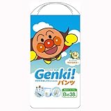 【New】ゲンキ ベビー 紙おむつ ネピアGenki！パンツ BIGサイズ ３８枚×3パック