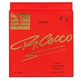 R COCCO (リチャードココ) RC4GN エレキベース弦 4弦用 45-105 ニッケル イタリア製 ハンドメイド ロングスケール（34インチ）