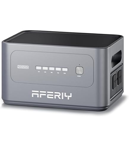 Amazon.co.jp: AFERIY 1200 Pro ポータブル電源 1枚 100W ソーラー
