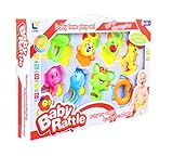 litzpy Special Unique 8 Piece Teething Rattleで設定美しいパッケージ – Great赤ちゃんGift Idea