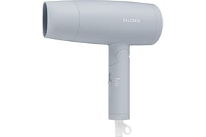 【2025年秋冬限定カラー】 SALONIA サロニア スピーディーイオン ドライヤー 大風量 速乾 軽量 マイナスイオン ヘアドライヤー SAL24217GR サイレント アイスグレー